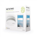 Netatmo NSA-DE smart røgdetektor Fotoelektrisk refleksion detektor Kan forbindes indbyrdes Trådløs forbindelse