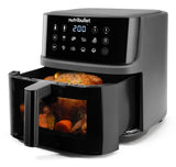 NutriBullet CrispLite Vision Enkelt 8 L Enkeltstående 2000 W Varmluftsteger Sort