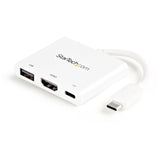 StarTech.com CDP2HDUACPW dockingstation Ledningsført USB 3.2 Gen 1 (3.1 Gen 1) Type-C Hvid