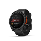 Garmin Fenix 8 3,56 cm (1.4") AMOLED 47 mm Digital 454 x 454 pixel Berøringsskærm Sort Wi-Fi GPS (satellit)
