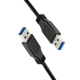 LogiLink CU0040 USB-kabel USB 3.2 Gen 1 (3.1 Gen 1) 3 m USB A 5 Gbit/sek. 4,5 W Sort