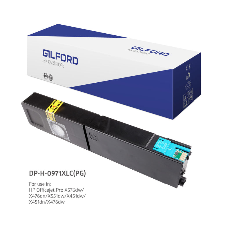 Gilford DP-H-0971XLC(PG) blækpatron 1 stk Kompatibel Højt (XL) udbytte Blå