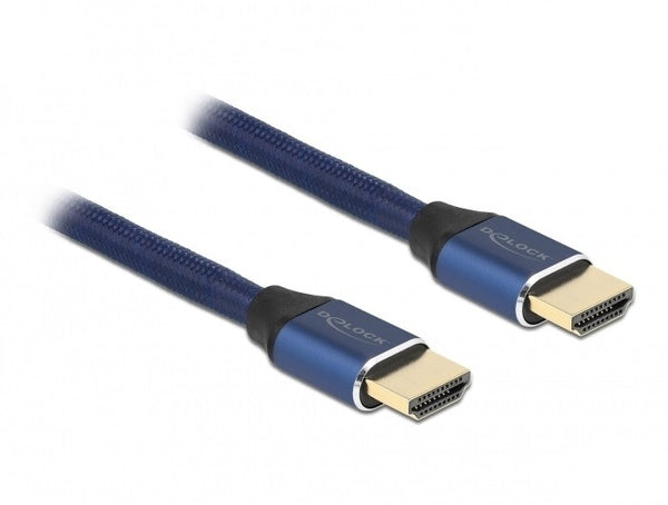 DeLOCK 85446 HDMI-kabel 1 m HDMI Type A (Standard) Blå