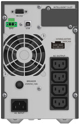 PowerWalker VFI 1000 TGB UPS-enhed Dobbeltkonvertering (online) 1 kVA 900 W 4 AC stikkontakt(er)