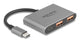 DeLOCK 64337 interface hub USB 3.2 Gen 2 (3.1 Gen 2) Type-C 10000 Mbit/s Grå