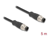 DeLOCK 80849 netværkskabel Sort 5 m Cat5e S/FTP (S-STP)