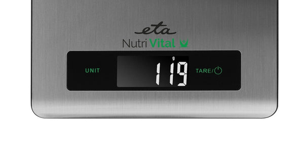 Eta Nutri Vital Metallic Rektandel Elektronisk køkkenvægt