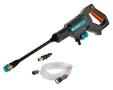 Gardena AquaClean 24/18V P4A højtryksrenser Kompakt Batteri 250 l/t Sort, Blå, Orange
