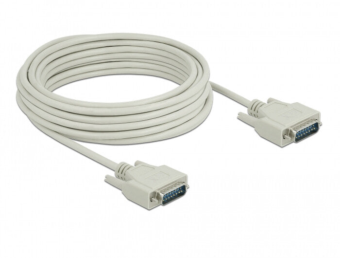 DeLOCK 85979 serielkabel Beige 10 m Sub-D15