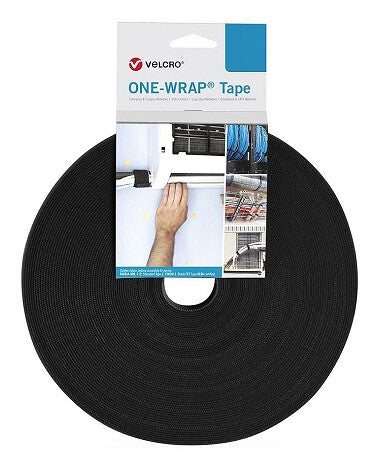 Velcro One Wrap Tape kabelsamler Velcro cable tie Polypropylen (PP) Sort 1 stk