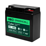 Green Cell AGM12V18AH-H UPS batteri Blybatterier (VRLA) 12 V 18 At
