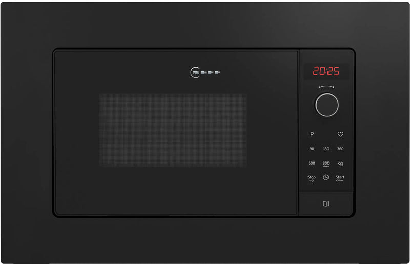 Neff HLAWG26S3 mikrobølgeovn Sort Solo mikroovn Indbygget 20 L 800 W