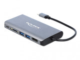 DeLOCK 87683 dockingstation Ledningsført USB 3.2 Gen 1 (3.1 Gen 1) Type-C Grå