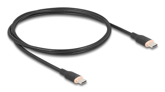 DeLOCK 81238 USB-kabel USB 2.0 1 m USB C 0,48 Gbit/sek. 60 W Sort