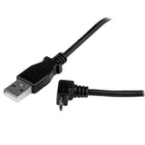 StarTech.com 1m USB2.0 A - micro B m/m USB-kabel USB A Micro-USB B 0,48 Gbit/sek. Sort