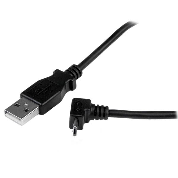 StarTech.com 1m USB2.0 A - micro B m/m USB-kabel USB A Micro-USB B 0,48 Gbit/sek. Sort