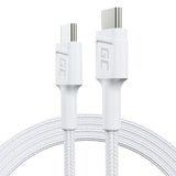 Green Cell KABGC30W USB-kabel USB 3.2 Gen 1 (3.1 Gen 1) 1,2 m USB C 0,48 Gbit/sek. 60 W Hvid