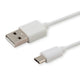 Savio CL-124 USB-kabel USB 2.0 2 m USB A Micro-USB B 0,48 Gbit/sek. Hvid