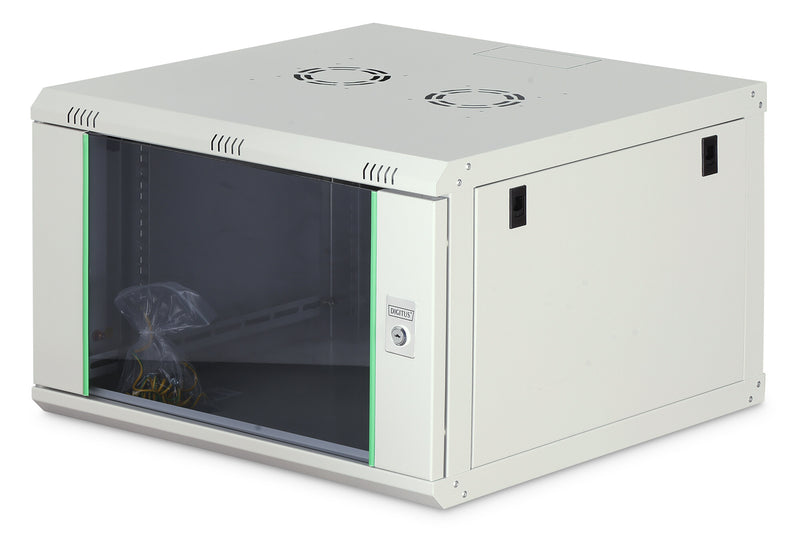 Digitus DN-19 07U-6/6-EC stativ 7U Vægmonteret stativ Grå