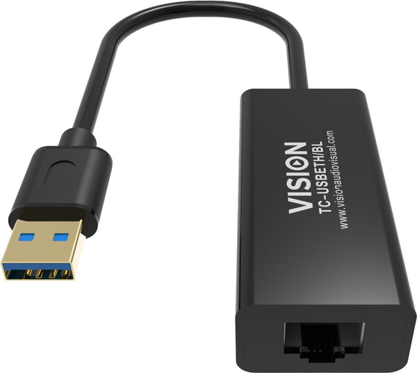 Vision TC-USBETH/BL netværkskort Ethernet