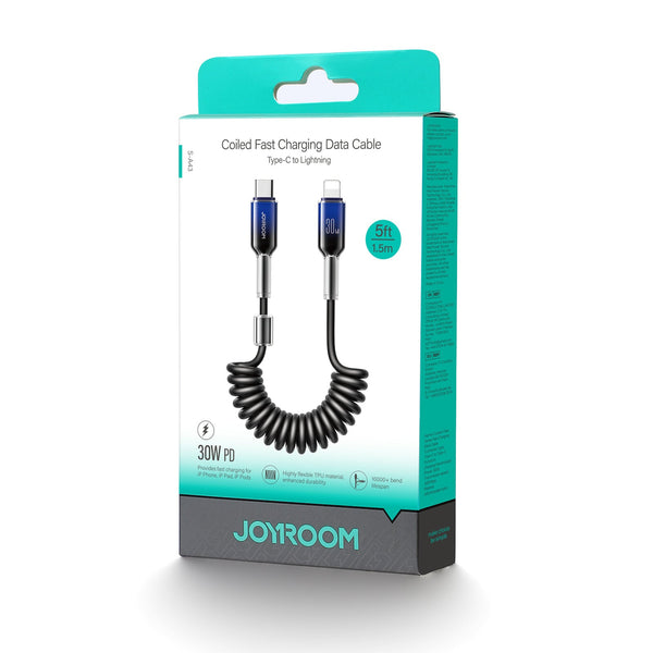 JOYROOM S-A43 C-L Lightning kabel 1,5 m Sort