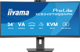 iiyama ProLite XCB3497WQSNPH-B1 computerskærm 86,4 cm (34") 3440 x 1440 pixel UltraWide Quad HD LED Sort