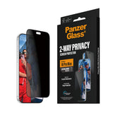 PanzerGlass ® 2-Way Privacy Skærmbeskyttelse iPhone 18 Pro Max | Ultra-Wide Fit m. EasyAligner