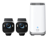 Eufy eufyCam S3 Pro 2-Cam Kit Kugle (form) IP-sikkerhedskamera Udendørs 3840 x 2160 pixel Væg
