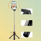 Wozinsky 5907769360565 selfiestang Smartphone Sort