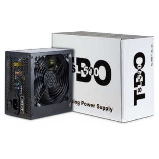 Inter-Tech SL-500 TBO enhed til strømforsyning 500 W 20+4 pin ATX ATX Sort