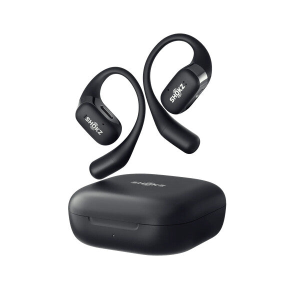 SHOKZ OpenFit Hovedtelefoner Trådløs Ørekrog Opkald/Musik/Sport/Hverdag Bluetooth Sort