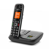 Gigaset E720A Analog/DECT-telefon Nummervisning Sort