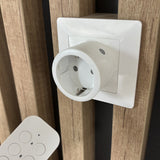 Entac ES-3S-RC strømstik adapter Hvid