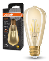 Osram Vintage 1906 LED-lampe Varm hvid 2400 K 6,5 W E27 E