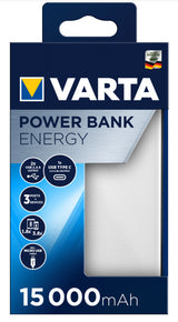 Varta Energy 15000 Lithium polymer (LiPo) 15000 mAh Sort, Hvid