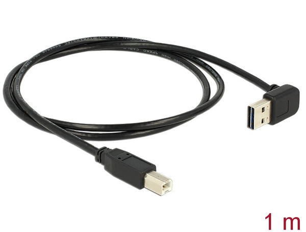 DeLOCK 85558 USB-kabel USB 2.0 1 m USB A USB B 0,48 Gbit/sek. Sort