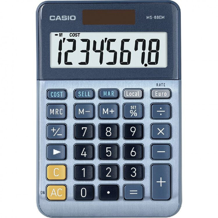Casio MS-88EM regnemaskine Desktop Skærm Blå