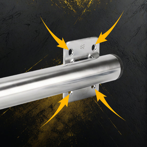 Extralink B300 BALCONY HANDLE WITH U-BOLTS M8 LEWY
