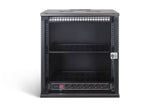 Digitus DN-49207-SET stativ 12U Vægmonteret stativ Sort