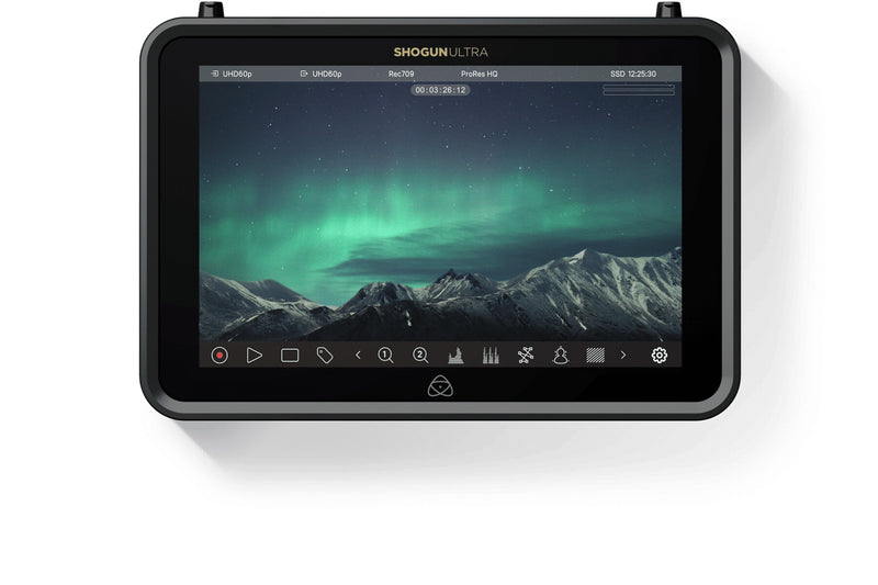 Atomos Shogun Ultra 17,8 cm (7") Sort 1920 x 1200 pixel LED-baggrundsbelysning Berøringsskærm