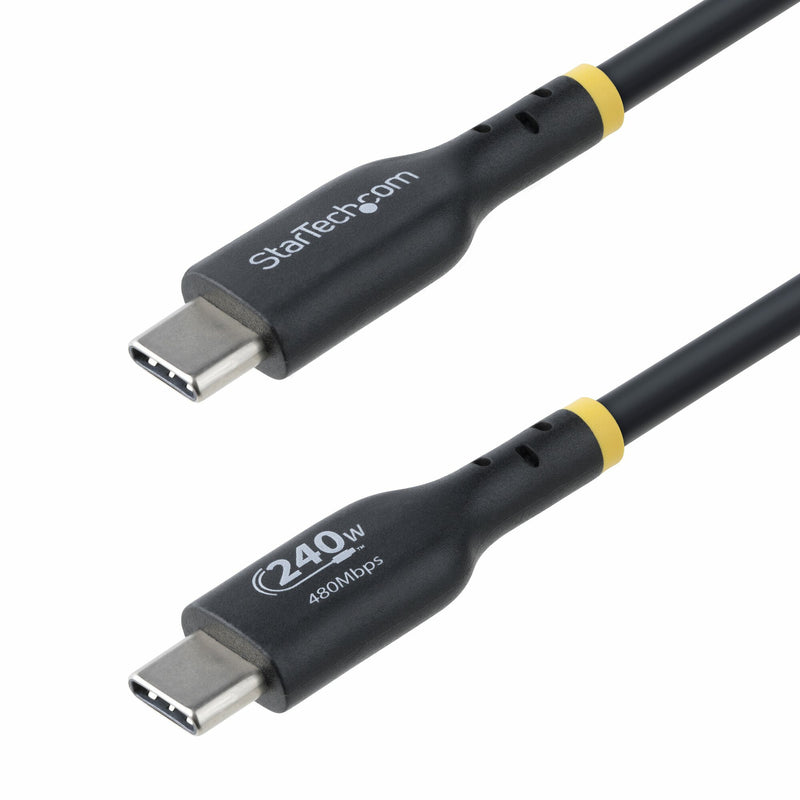 StarTech.com USB2EPR4M USB-kabel USB 2.0 4 m USB C 0,48 Gbit/sek. 240 W Sort