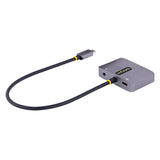 StarTech.com 122-USBC-HDMI-4K-VGA USB grafisk adapter 3840 x 2160 pixel Grå