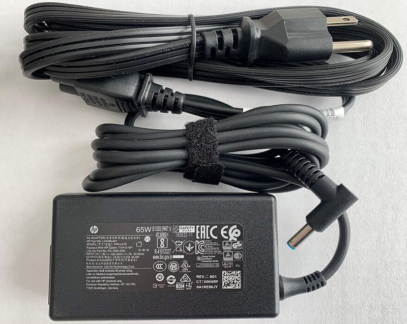 HP L25298-002 strømadapter og vekselret Indendørs 65 W Sort