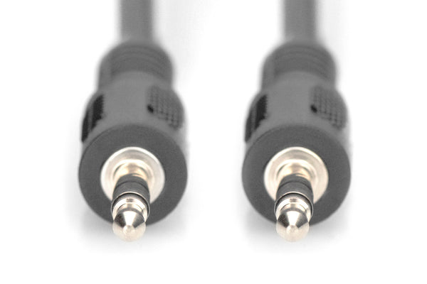 Digitus AK-510100-015-S lydkabel 1,5 m 3.5mm Sort