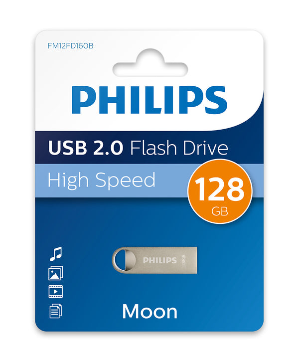 Philips Moon edition USB-nøgle 128 GB USB Type-A 2.0 Sølv