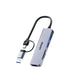UNITEK H1320AGY01 interface hub USB 3.2 Gen 2 (3.1 Gen 2) Type-A 5000 Mbit/s Grå
