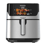 Taurus AFA1601XD Dobbelt 6,7 L Enkeltstående 1600 W Varmluftsteger Rustfrit stål, Sort
