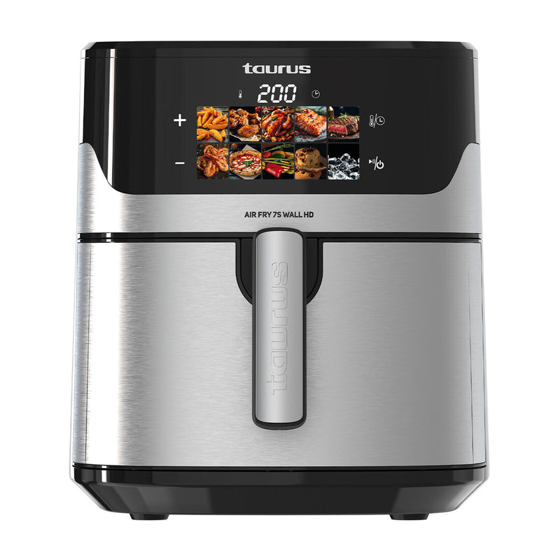 Taurus AFA1601XD Dobbelt 6,7 L Enkeltstående 1600 W Varmluftsteger Rustfrit stål, Sort