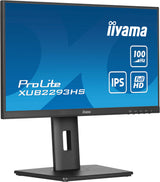 iiyama ProLite XUB2293HS-B6 computerskærm 54,6 cm (21.5") 1920 x 1080 pixel Fuld HD LED Sort