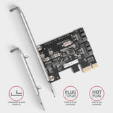 Axagon PCES-SJ2 interface-kort/adapter Intern SATA